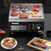 Awgpd Commercial Griddle Black Stainless Steel 1800W-7