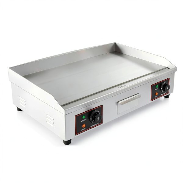 GEYOPMID Commercial Griddle Temperature Control Silver-5