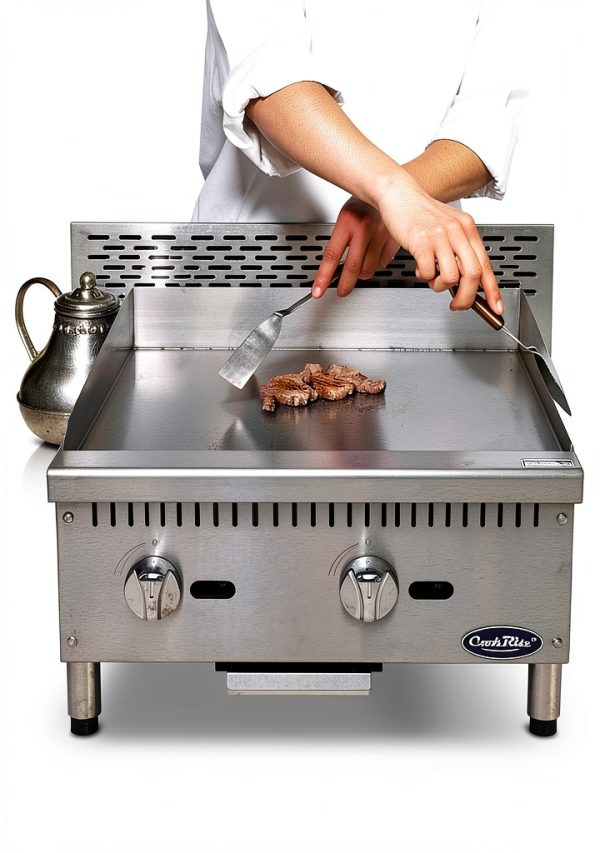 Atosa Commercial Griddle Stainless Steel Adjustable Legs-4