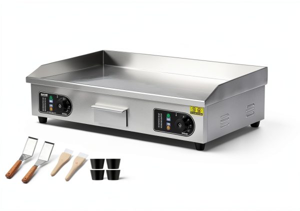 VEVOR Commercial Electric Griddle Temperature Control Silver-6