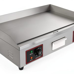 GEYOPMID Commercial Griddle Temperature Control Silver-0