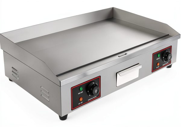 GEYOPMID Commercial Griddle Temperature Control Silver-0