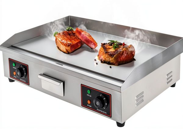 GEYOPMID Commercial Griddle Temperature Control Silver-7