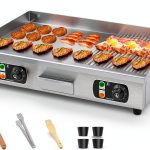 Commercial Griddle Panghuhu88 Temperature Control Stainless-0