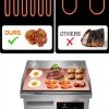 Commercial Griddle 1500W Stainless Steel Restaurant Kitchen-4