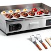 VEVOR Commercial Electric Griddle Temperature Control Silver-0