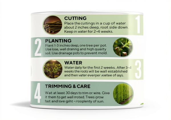 CZ Grain Bonsai Willow Fast Growing Indoor Plant Kit-4