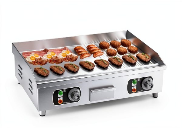 Commercial Griddle Panghuhu88 Temperature Control Stainless-5