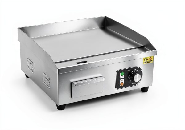 Commercial Electric Griddle Takywep Non Stick Stainless-4