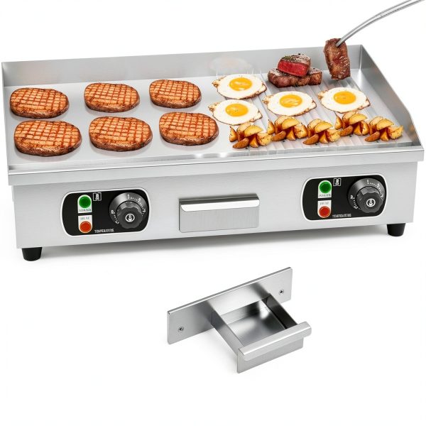 Commercial Griddle Panghuhu88 Temperature Control Stainless-4
