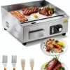 Commercial Electric Griddle Takywep Non Stick Stainless-0