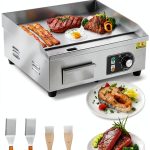 Commercial Electric Griddle Takywep Non Stick Stainless-0