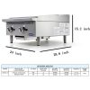 Atosa Commercial Griddle Stainless Steel Adjustable Legs-2