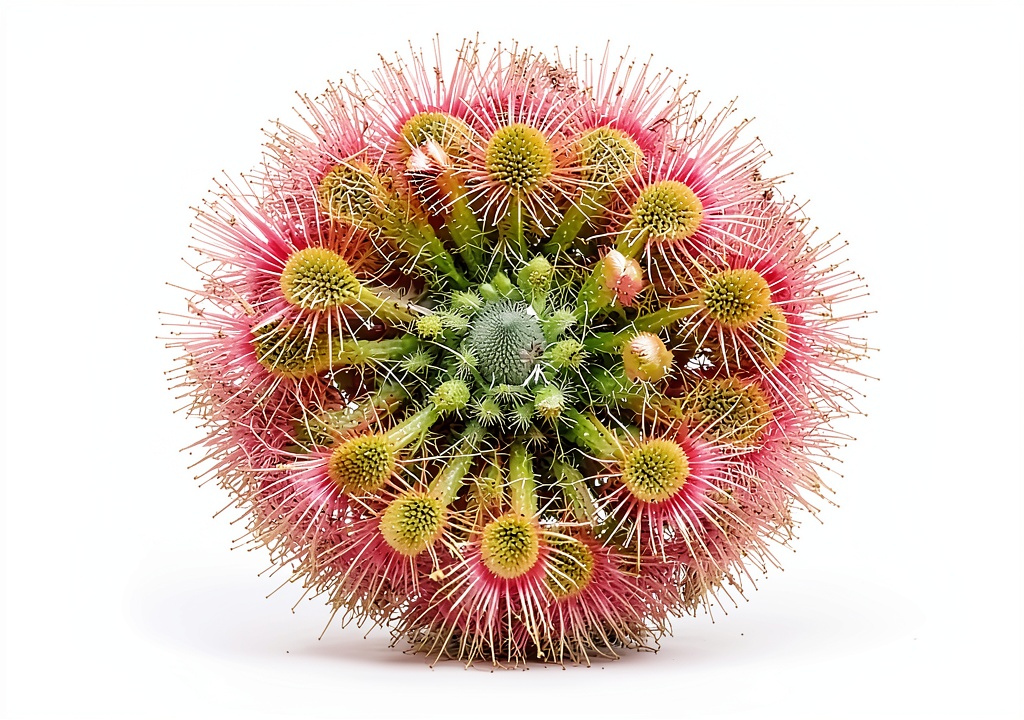 Installing Generic Bonsai Sundew Plant Seeds Multi Color Premium on a wooden desk