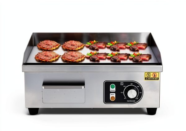 Commercial Electric Griddle Takywep Non Stick Stainless-1