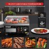 Awgpd Commercial Griddle Black Stainless Steel 1800W-4