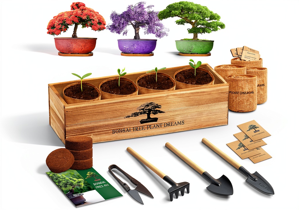 Bonsai tree kit contents